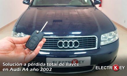 Solución a pérdida total de llaves Audi A4 2002