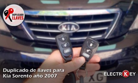 Duplicado de llaves Kia Sorento año 2007 🔑🔑