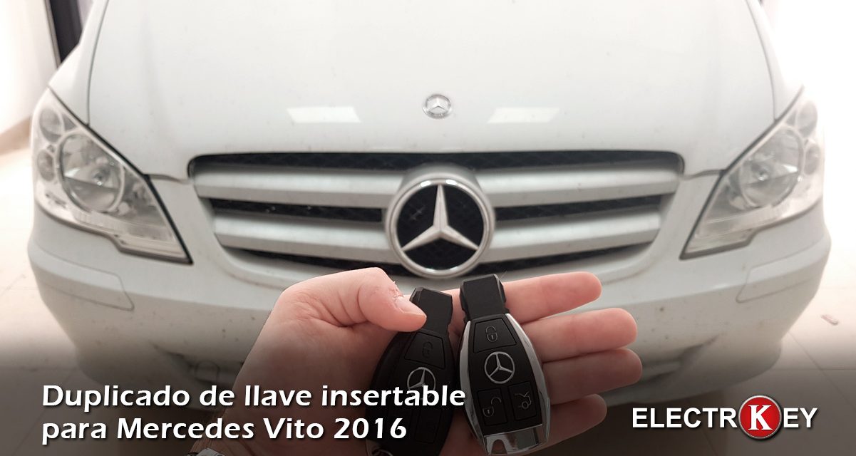 Duplicado de llave para Mercedes Vito año 2016 🔑🔑