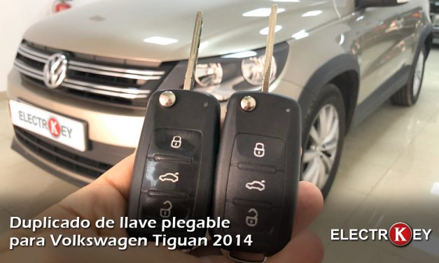 Duplicado de llave para Volkswagen Tiguan año 2014