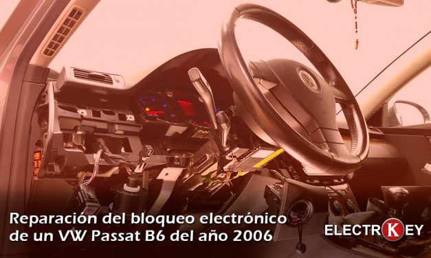 Reparación del bloqueo electrónico de VW Passat B6 2006
