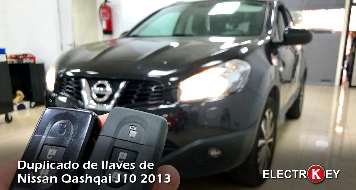 Copia de llave de Nissan Qashqai J10 2013