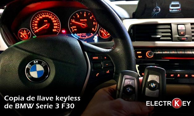 Copia llave BMW Serie 3 F30 2017