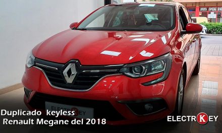 Duplicado keyless Renault Megane del 2018