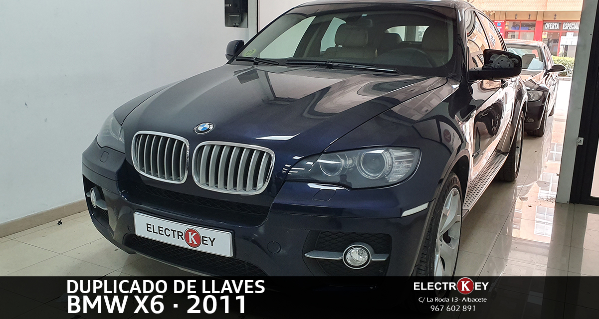 DUPLICADO DE LLAVES BMW X6 2011