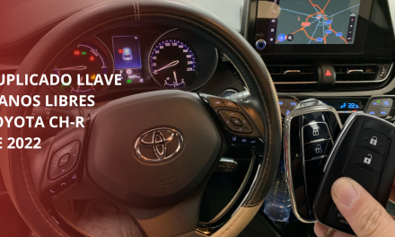 Duplicado llave manos libres Toyota C-HR
