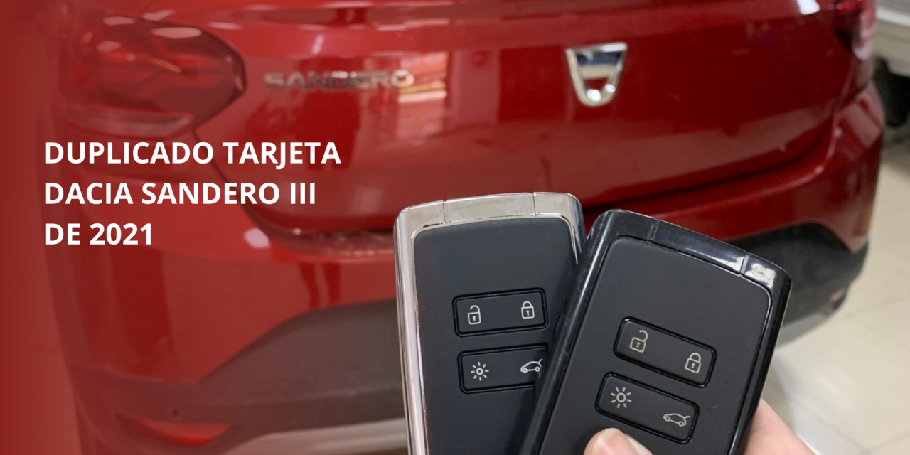 Duplicado Tarjeta Dacia Sandero