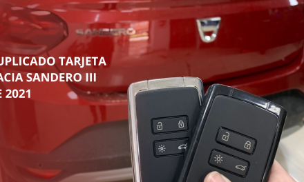 Duplicado Tarjeta Dacia Sandero